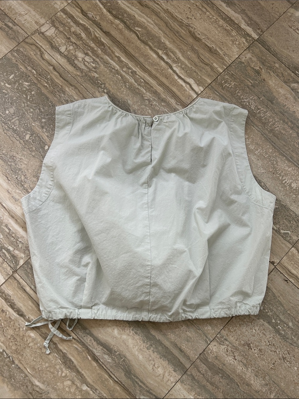 Together mint green Drawstring Top size small - Picture 6 of 7